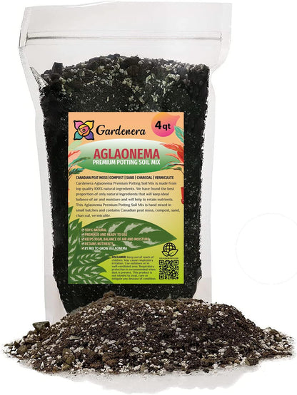 Gardenera Aglaonema Potting Mix - Promote Strong Roots and Vibrant Foliage with Our Premium Blend