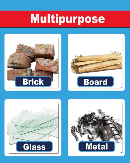 6 Mil Heavy Duty Contractor Trash Bags - 20 Pack Large Clear Construction Garbage Bags for 50/55/60