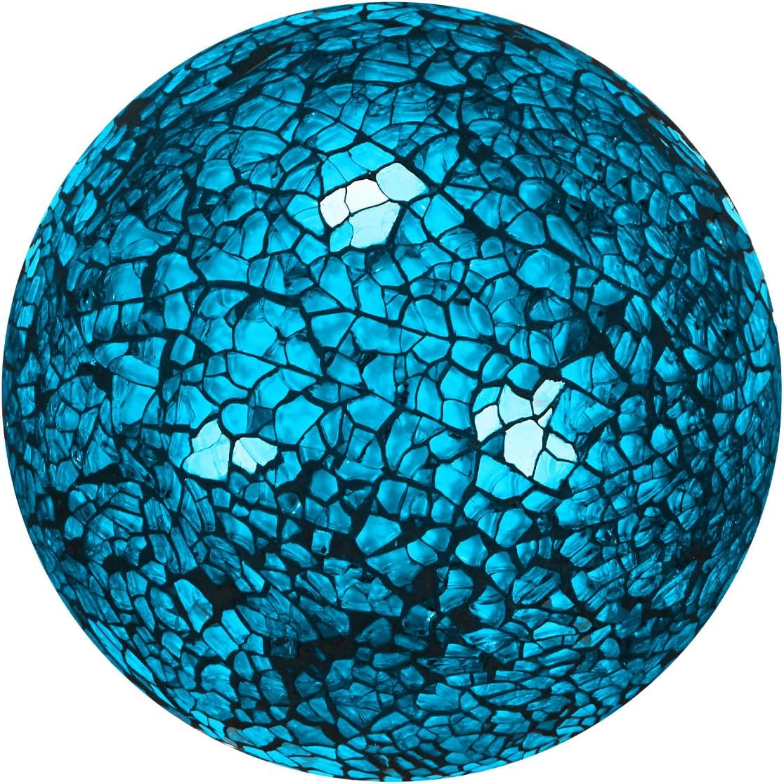 Decorative Ball for Bowls, 4 Inch Mosaic Glass Balls Decorative Glass Orbs for Home Decor/Dining