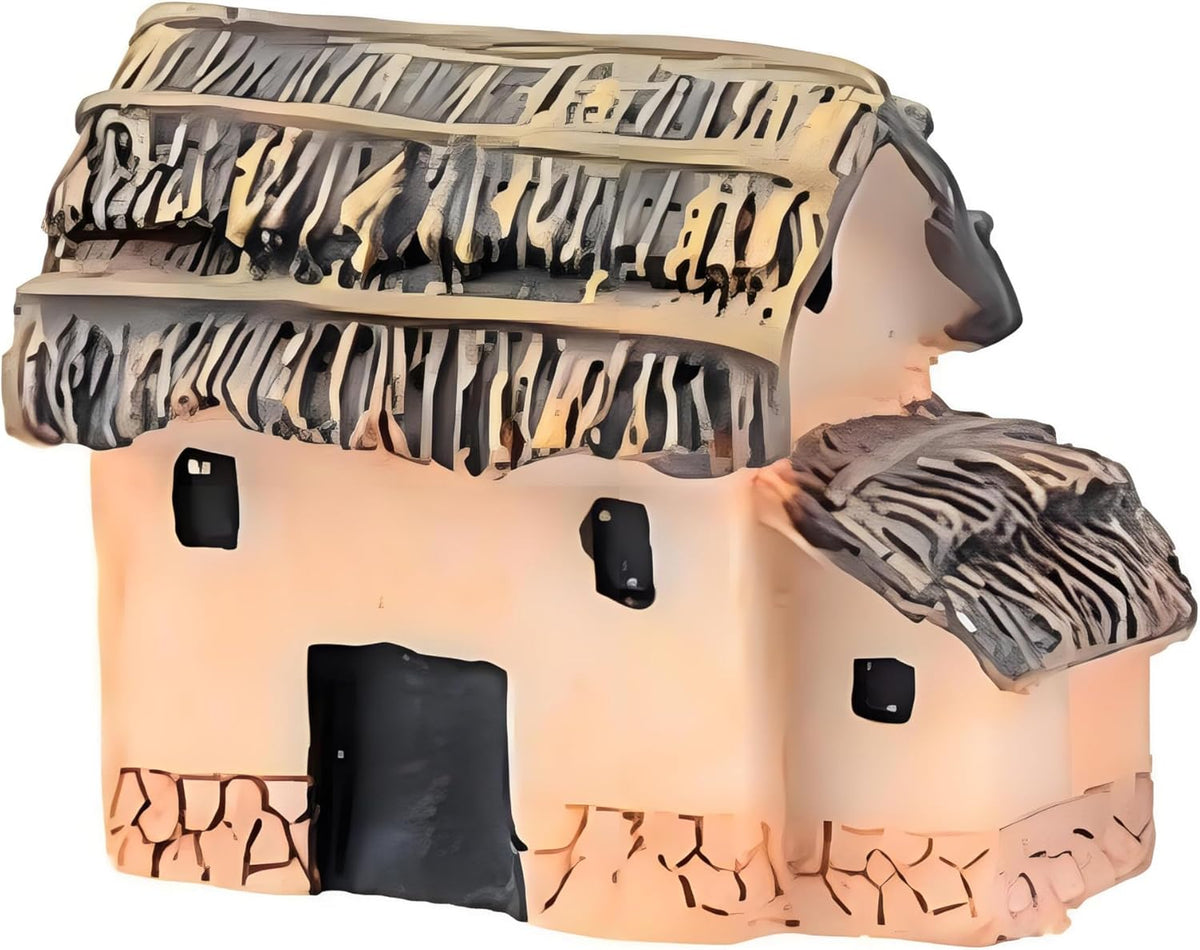 Fairy Garden Mini House Accessories, Miniature Village Hut Figurine Cottage, DIY Micro Landscape