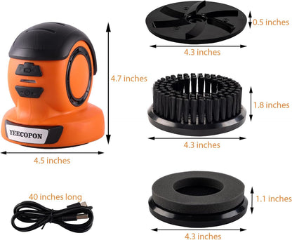 3-in-1 Electric Ice Scraper for Cars & Home – Cordless Handheld Defroster, Cleaner & Polisher, 500