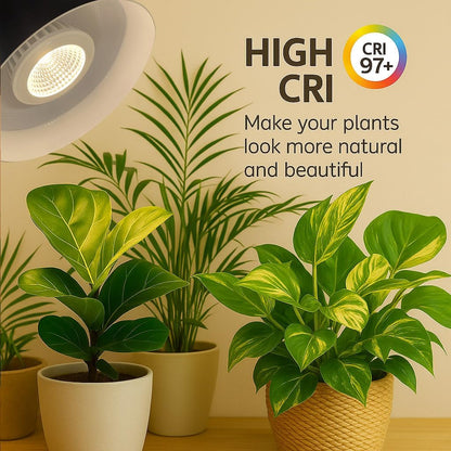 Hanging Grow Lights for Indoor Plants, Full Spectrum, with Timer and 15FT Power Cord, 20W Pendant