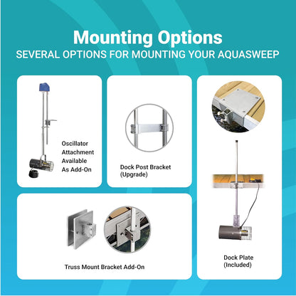 Scott Aerator 3/4 Horse Power 230V Muck Blaster - 50ft Cord | 3/4 Horse Power Aquasweep w/Post