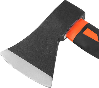 HOIGON 2 Pack 15 Inch Chopping Axe, Camping Hatchet with Fiberglass Shock-Absorbing Handle, Camp