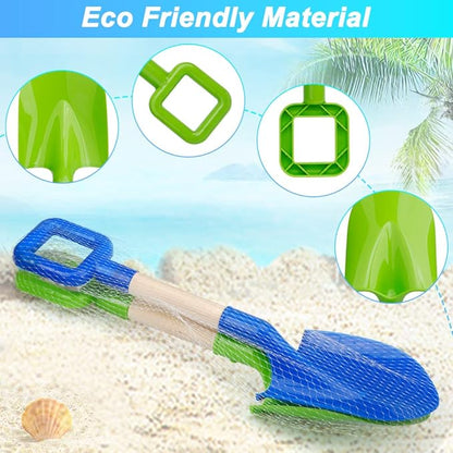 Dilabnba Beach Sand Toys Shovels for Kids Adults, 16inch/40cm Toddler Garden Beach Sand Spade