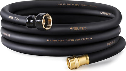 Garden Hose 5/8" x 25ft - No-Kink Flexible Water Hose 600 PSI Burst Pressure, Lightweight & Durable