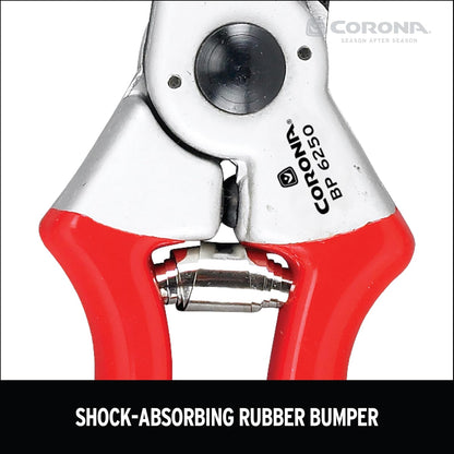 Corona BP 6250 Forged Steel Aluminum Handles Bypass Hand Pruner - 1 inch Cut Capacity Stem and