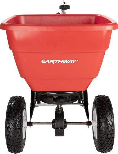 EarthWay Products T150 150lb Towable Broadcast Fertilizer Spreader, Seed Spreader, Pull Behind