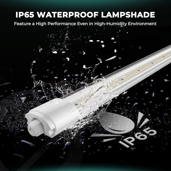 MARS HYDRO VG80, 4ft Led Grow Lights for Indoor Plants, 5000K Full Spectrum, 2x4 Coverage, IP65