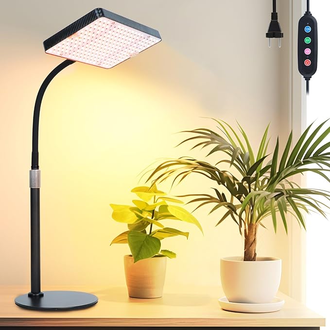 Tabletop Grow Light, Orchbloom Grow Lights for Indoor Plants 25W, Natural Sunlight Full Spectrum