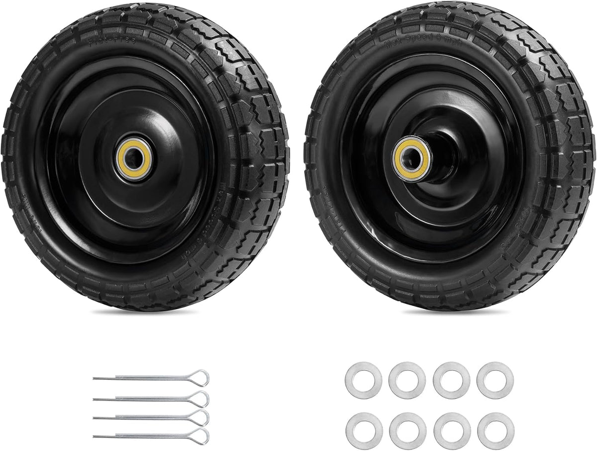 Parts Camp For Gorilla Cart Wheels 13-Inch replacement gorilla cart tires 4.00-6 Flat-free Solid