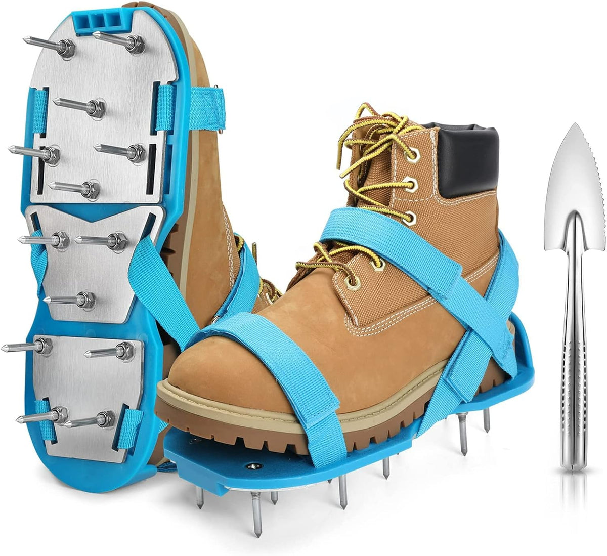 Lawn Aerator Shoes for Grass - Pre-Assembled Grass Aerator Shoes for Lawn - Soil Yard Aerator Tool