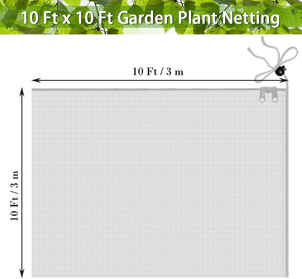 Fruit Tree Netting Covers with Zipper to Protect from Squirrels and Birds Large Netting for Fruit
