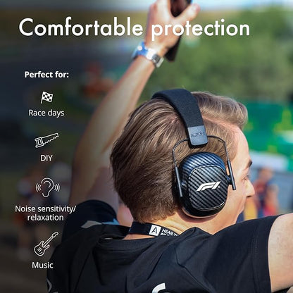 Alpine Racing Pro Earmuff F1® - Earmuffs for Adults - 22 dB - ANSI Certified - Premium Noise
