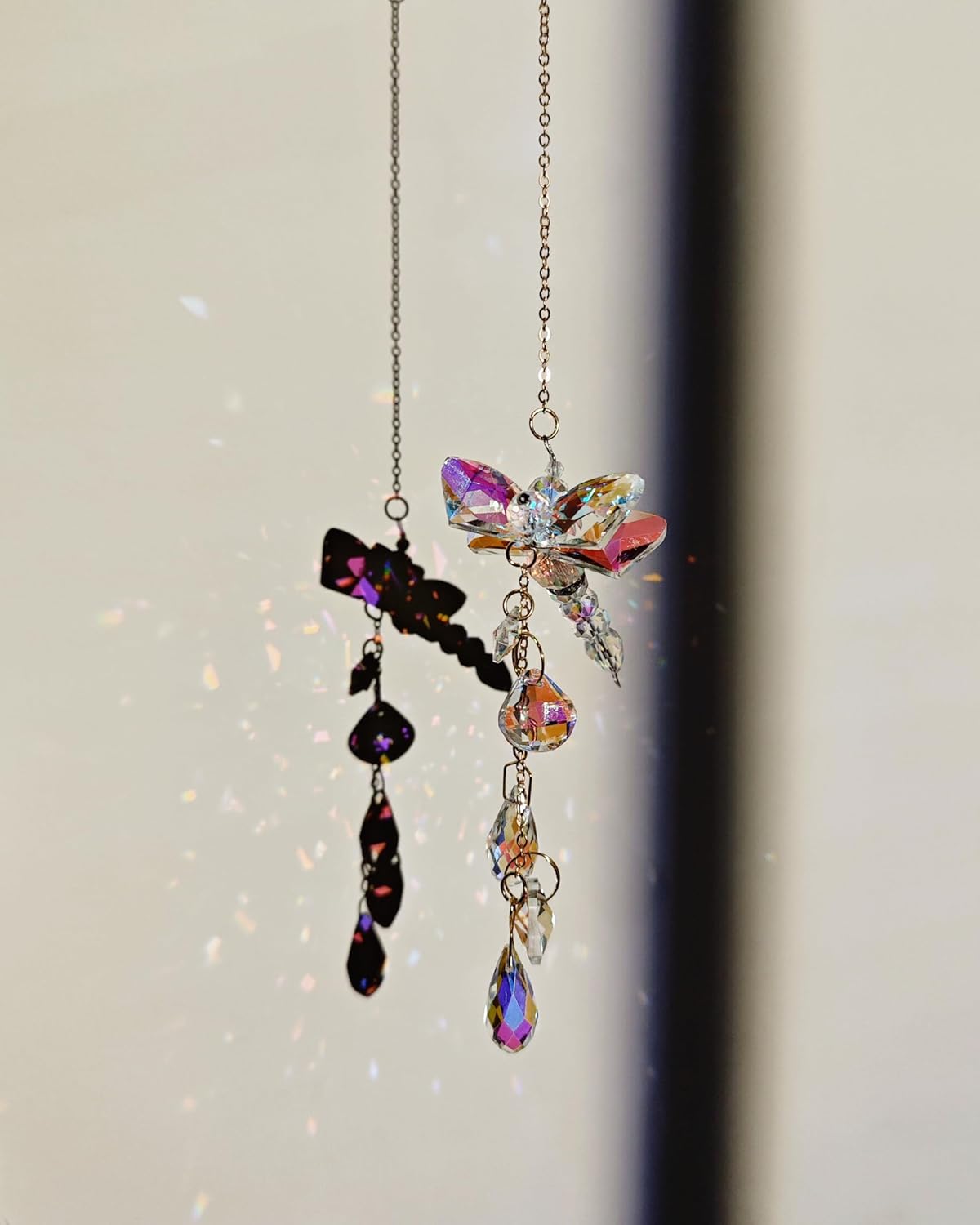 Sun Catchers Indoor Window Hanging Crystal Beads Dragonfly Prism Suncatcher Ornament Rainbow Maker