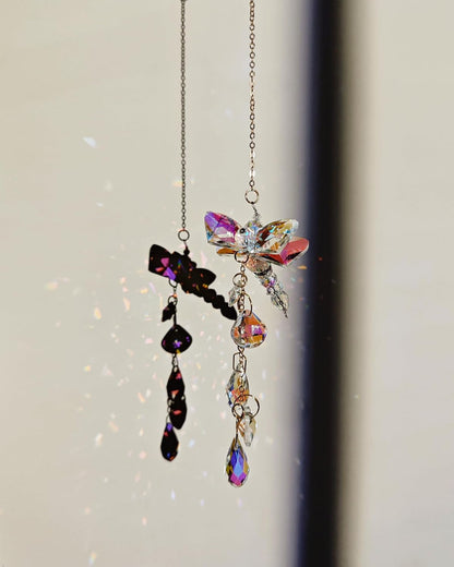 Sun Catchers Indoor Window Hanging Crystal Beads Dragonfly Prism Suncatcher Ornament Rainbow Maker