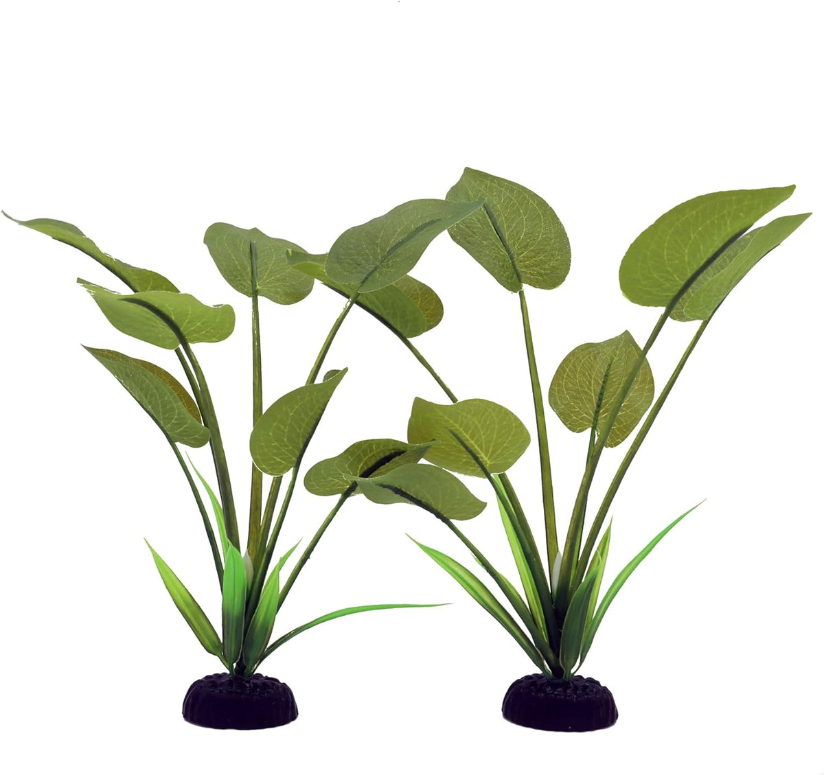 Silk Aquarium Plants for Betta Fish Tank, 2 Pcs 7.8 Inch Small Silk Aquarium Plant Aquatic Water