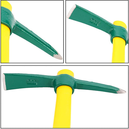 ZOENHOU 17.7 Inch Pick Mattock Hoe, Forged Garden Pick, Weeding Mattock Hoe Agriculture Hand Tools