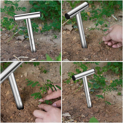 Hand Dibber, Seed Dibber, Bulb Planter Tool, Seed Planter Tool, Hole Digger for Plant Labels, for