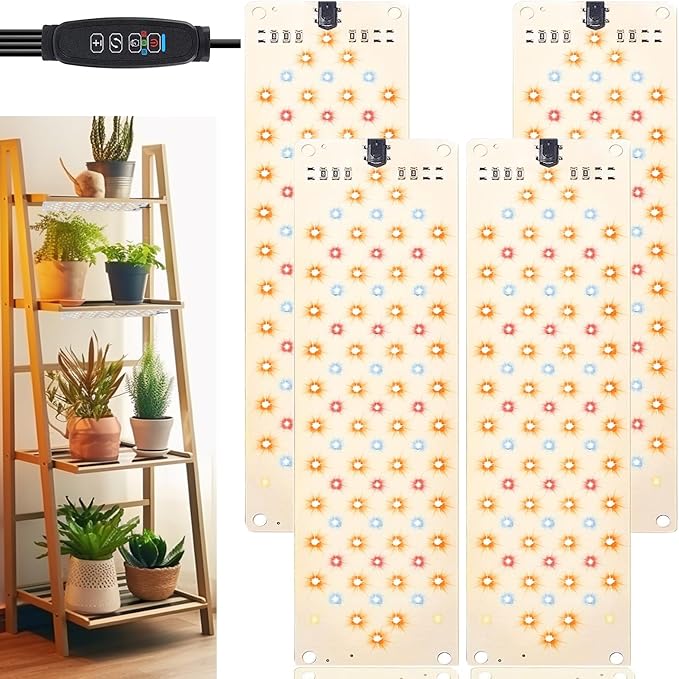 Grow Light,40W Ultra-Thin Panel Grow Lights for Indoor Plants ,316LEDs Full Spectrum Grow Lights