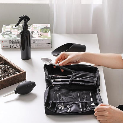15Pcs Succulent Tools Kit with Organizer Bag Plant Repotting Mat Mini Garden Transplanting Tools