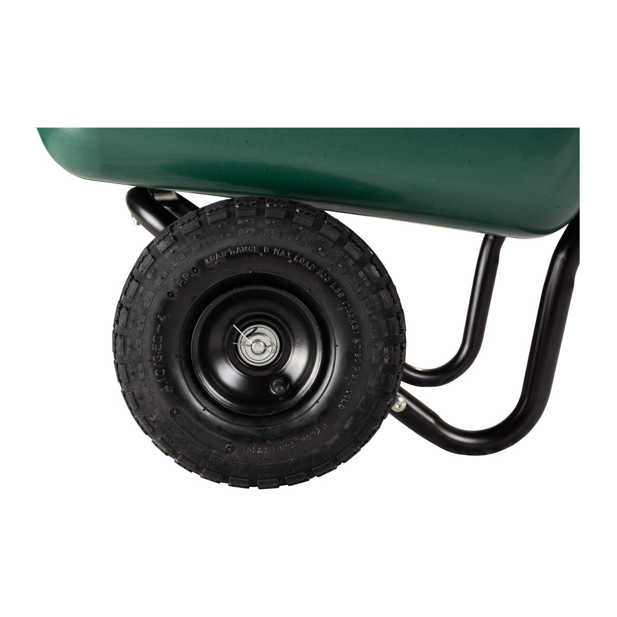 Garden Star 70019 Garden Barrow Dual-Wheel Residential Wheelbarrow Garden Cart