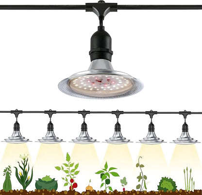 Espird Outdoor Grow Light, Greenhouse String Grow Light, Waterproof Plant Growing Lamps, UL