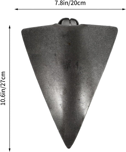 DOITOOL Triangle Hoe Steel Garden Digging Hoe for Weeding Planting Digging Soil, Gardening Hoe Hand