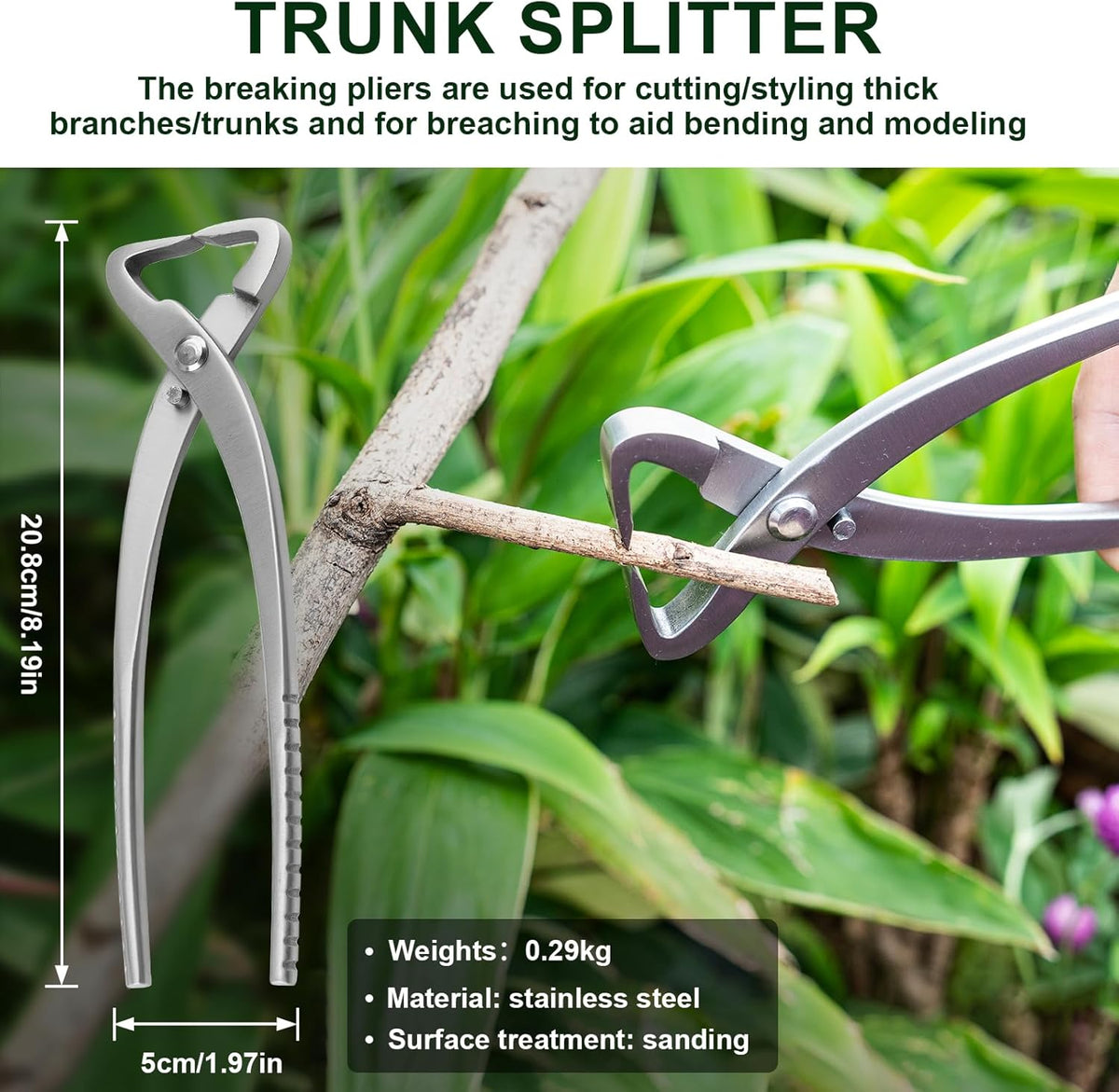 6 PCS Bonsai Pruning Tool Set, 6 Different Roles of Scissors to Meet All the Needs of the Usage