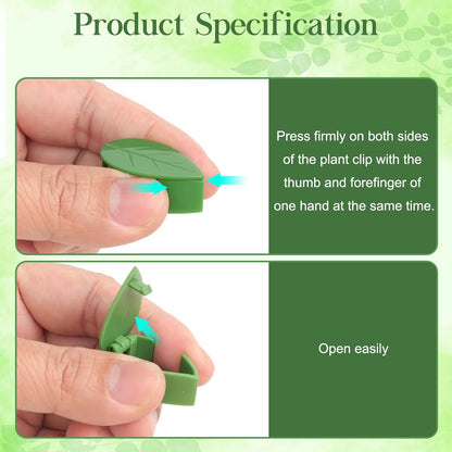 120 Pcs Plant Wall Clips, Plant Climbing Wall Fixture Clips, Wall Vines Fixing Clips with 144