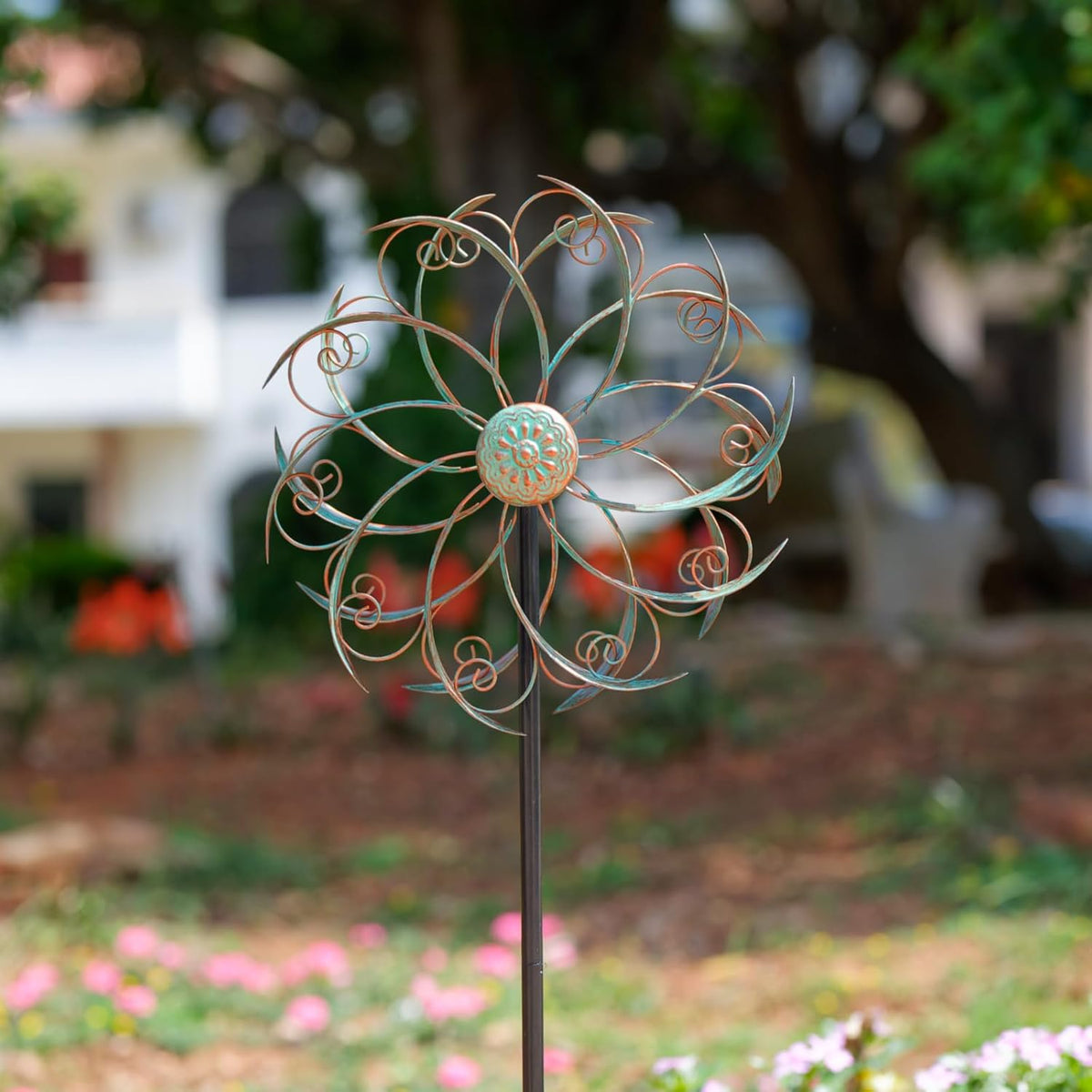Wind Spinners Outdoor Wind Spinner Metal 13” Dia Wind Spinners for Yard and Garden Decor Pinwheels