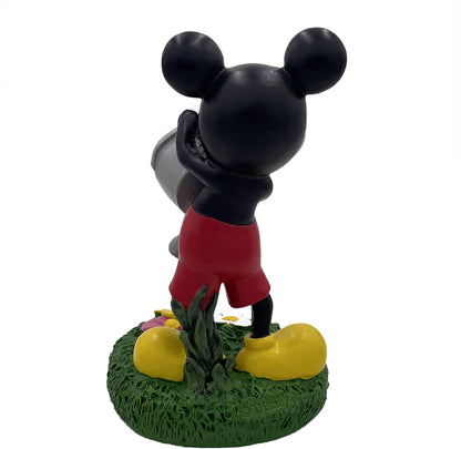 Disney Mickey Mouse Watering Can Garden Statue, Stands 8 Inches Tall, Officially Licensed Product