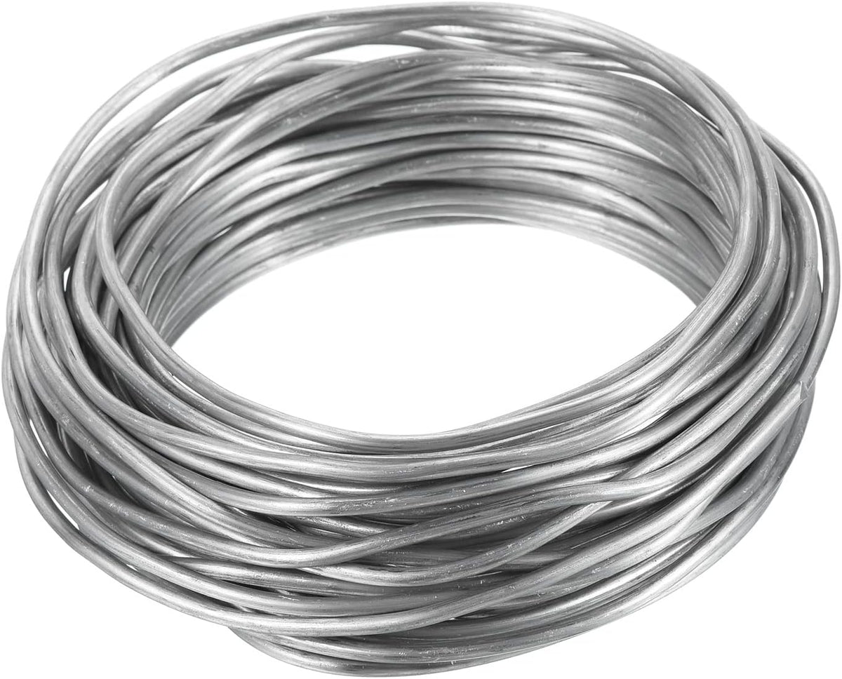 PATIKIL 2.5mm Bonsai Training Wire, Floral Wire Stems Anodized Aluminum Tree Wire 32.8 Feet Total