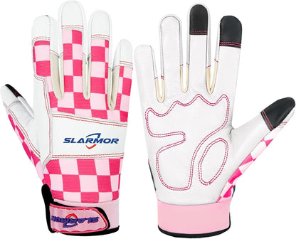 Leather-Gardening-Gloves for Women,Thorn-Proof Work-Gloves for Weeding,Digging,Planting,Pruning