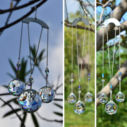 30/30/40mm Crystal Ball Prisms Suncatcher Hanging Ornament Chakra Crystals Rainbow Maker for