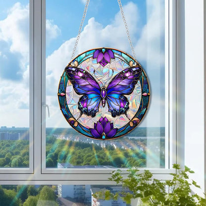 Sun Catchers Indoor Window, Acrylic Rainbow Suncatcher Window Hanging Decoration for Living Room