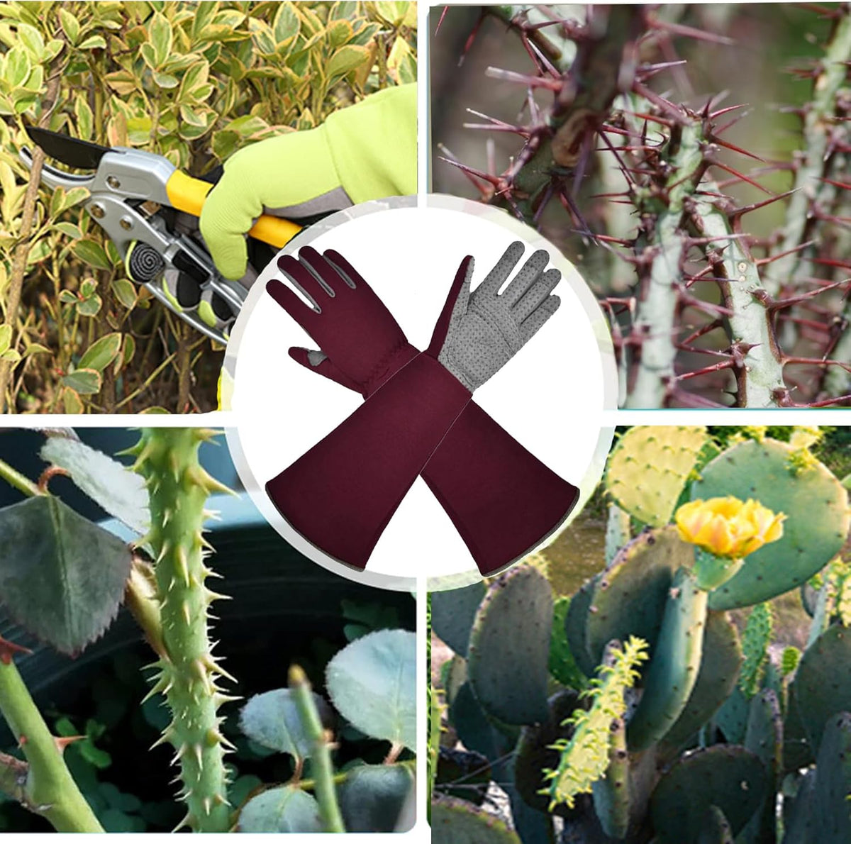 3-in-1 Gloves for Gardening, Farming & Cleaning, Stab-Proof, Anti-Slip, Wear-Resistant, Comfort
