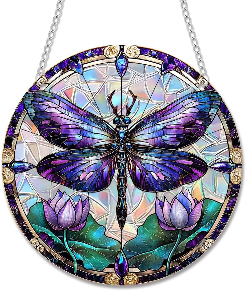 Sun Catchers Indoor Window, Acrylic Rainbow Suncatcher Window Hanging Decoration for Living Room