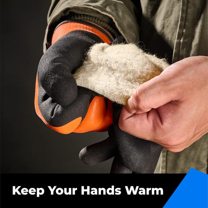 100% Waterproof Gloves for Men and Women, Winter Work Gloves for Cold Weather, Touchsreen, Thermal