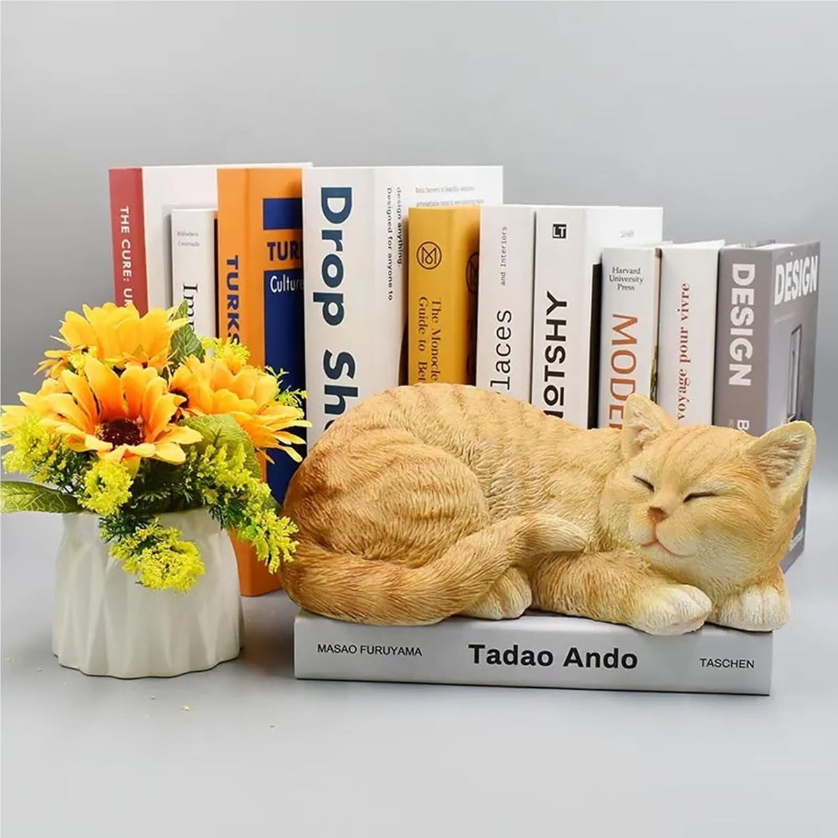 Garden Decor Cat Statue Outdoor Statue, Cat Figurines Garden Statues & Sculpture Decoration