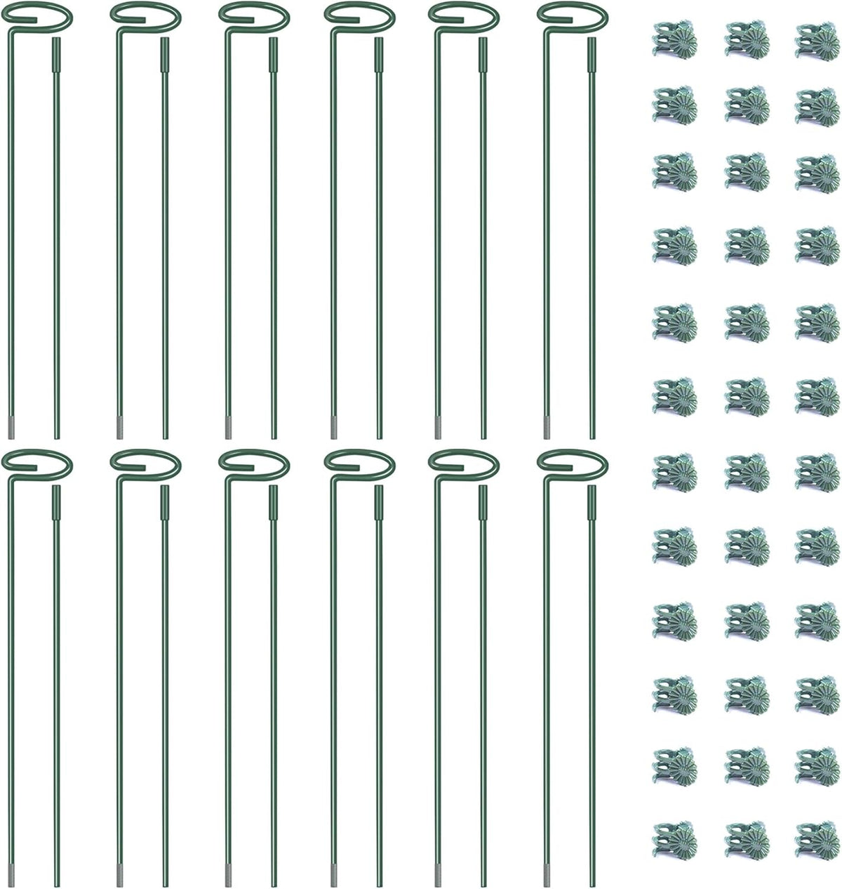 4.5mm Adjustable Length Plant Stake, Assembled (12 or 24 inch) Outdoor and Indoor Plant Support