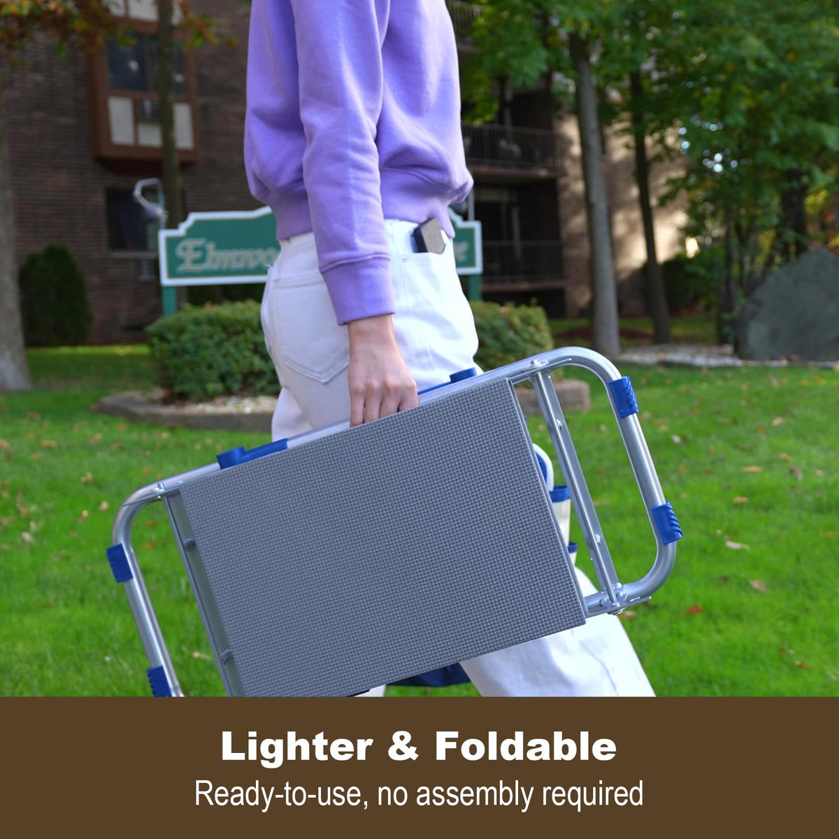 Aimerla K5 Foldable Kneeler Seat - Heavy Duty (Detachable Cloud Kneeler Pad) - Garden Stool - 2