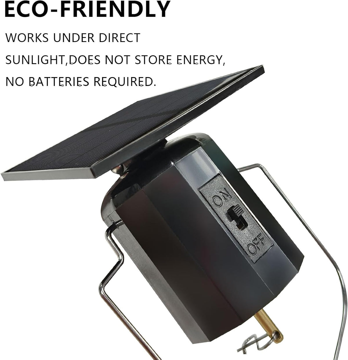 Solar Powered Wind Spinner Motor,Outdoor Solar Energy Operated Eco-Friendly Motor Hanging Display