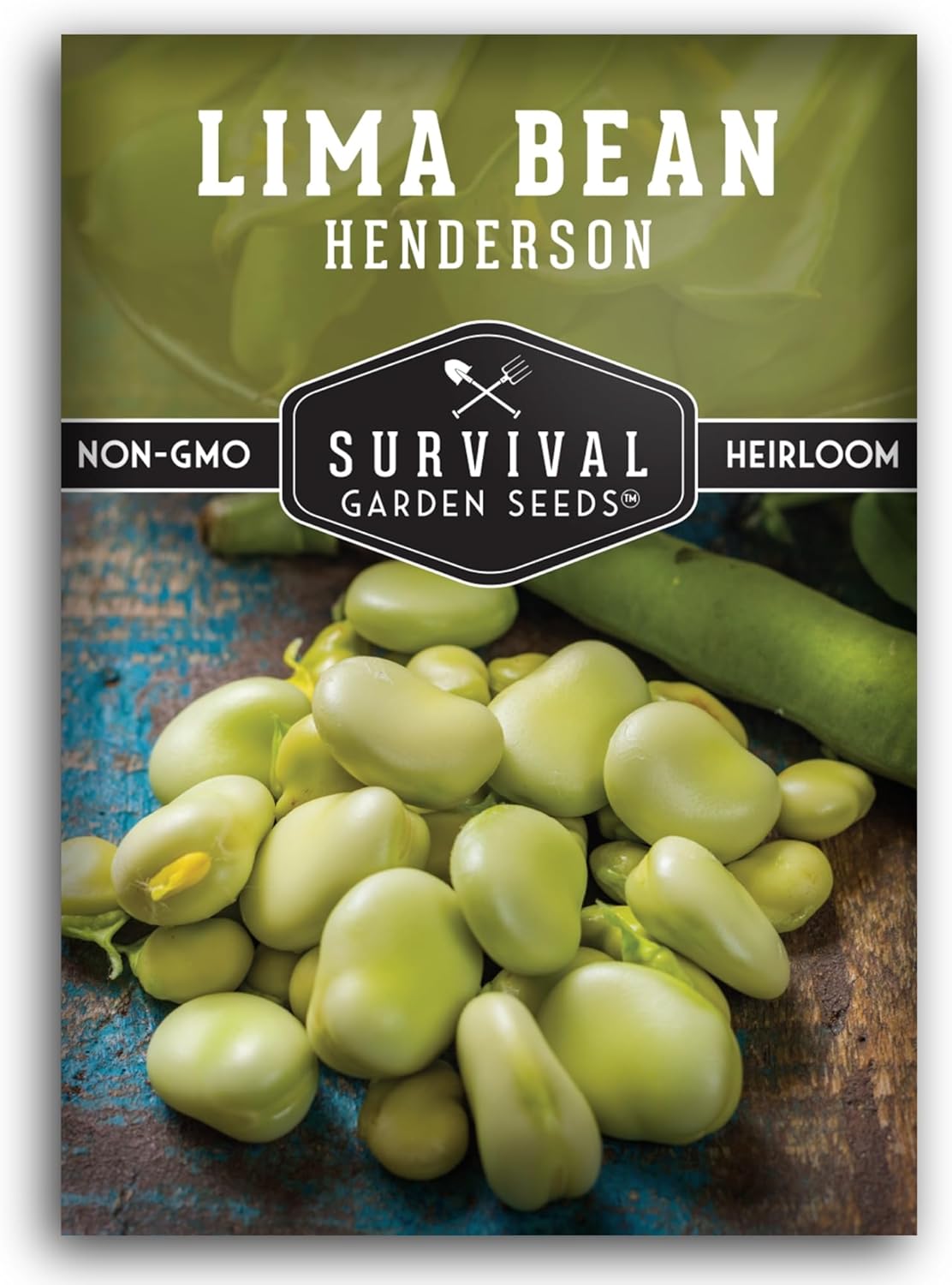 Lima Bean Seeds for Planting – Henderson Butter Bean Seeds for Gardens & Classroom Science