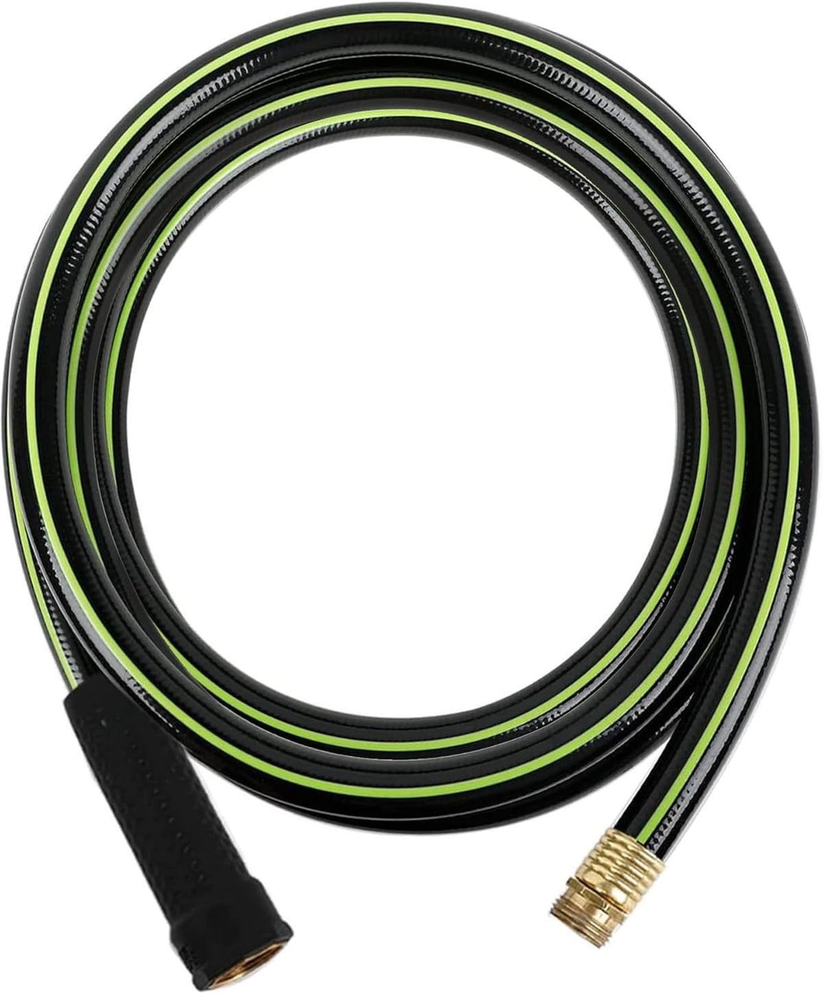 Worth Leader Short Garden Hose 5/8 in. x 12 ft. -No Kink, Flexible, Leakproof, Male to Female