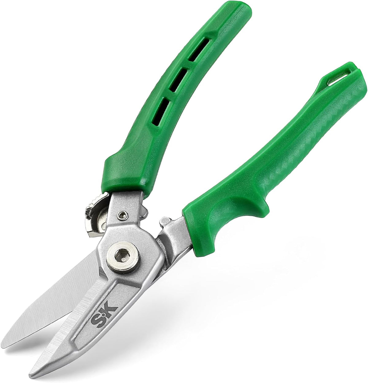 SK 7" Heavy Duty Scissors, All Purpose Shears, Drop Forged CR-V Blades with Safety Lock