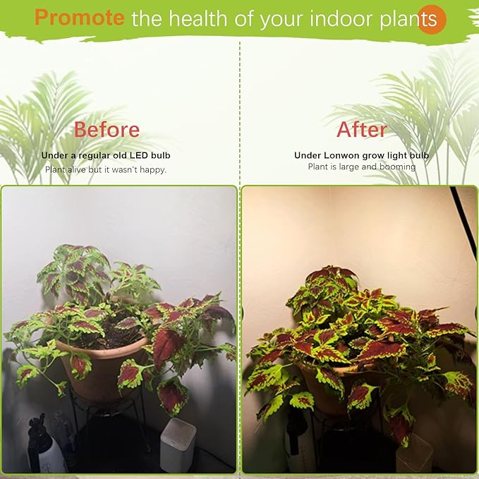 LED Grow Lights for Indoor Plants Full Spectrum Grow Light Bulbs for Plant Lights for Indoor