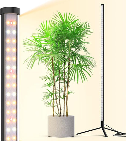 Barrina Grow Lights for Indoor Plants with Stand, 42W 169 LEDs Full Spectrum Wide Illumination