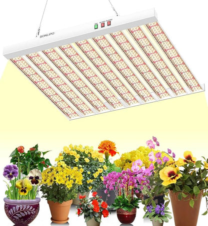 2024 New SPF4000 400W LED Grow Light 5x5ft Coverage with New Diodes & IR Lights Full Spectrum Veg
