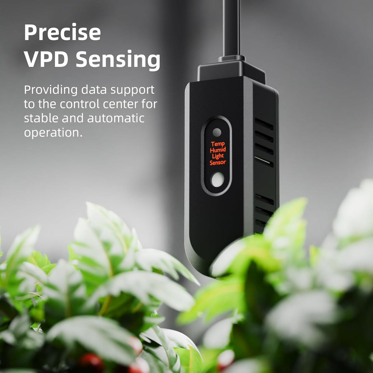 Spider Farmer GGS AC5 Power Strip Kits, 5 AC Smart APP-Based Controls Outlets, 3 in 1 Soil Sensor